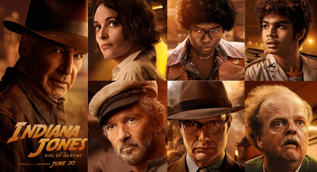 Indiana Jones 5 ganha pôsteres que apresentam os p