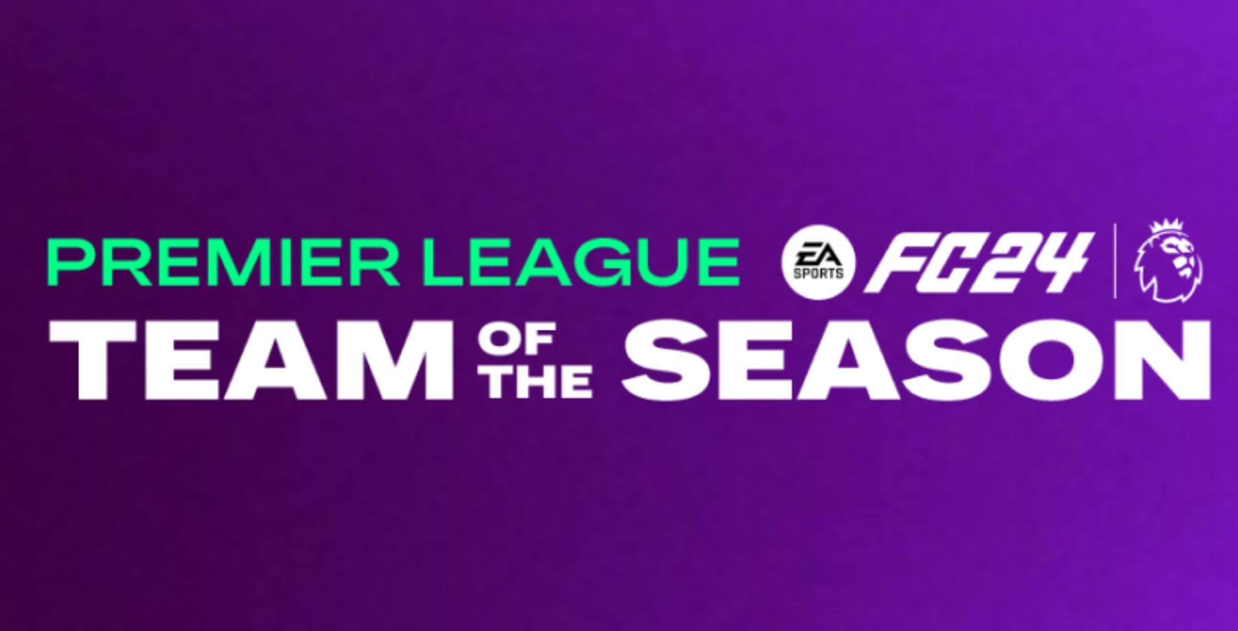 Logo do Team of the Season EA FC 24 com fundo roxo